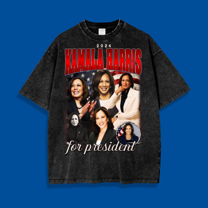 'White House Kamala' (Snow Washed Tee)