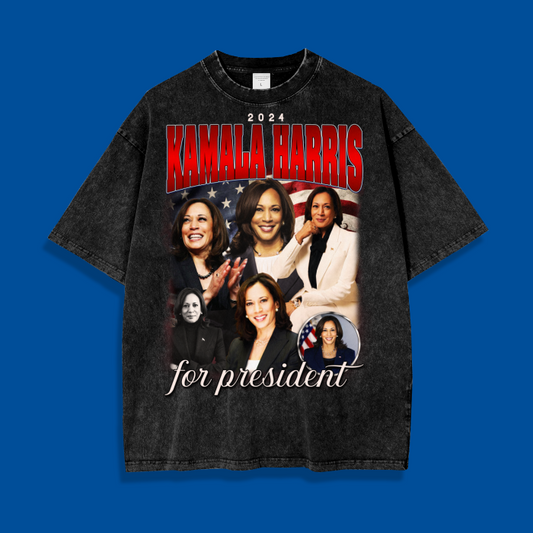 'White House Kamala' (Snow Washed Tee)