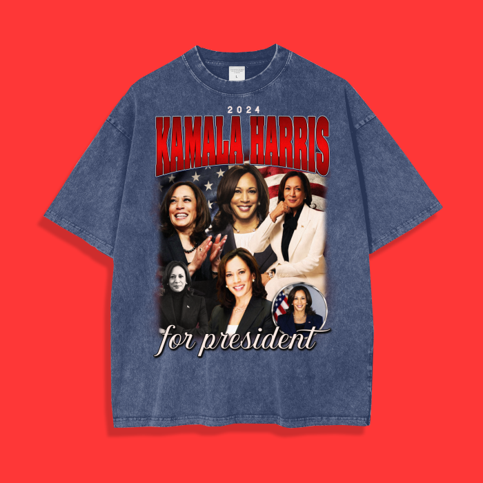 'White House Kamala' (Snow Washed Tee)