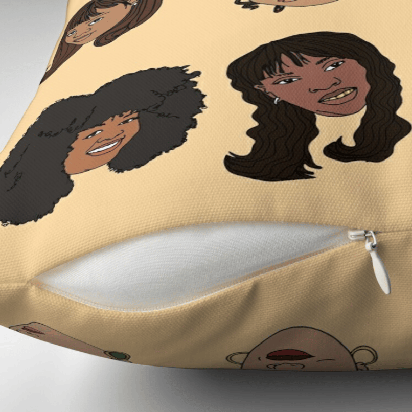 THE ICONS Throw Pillow