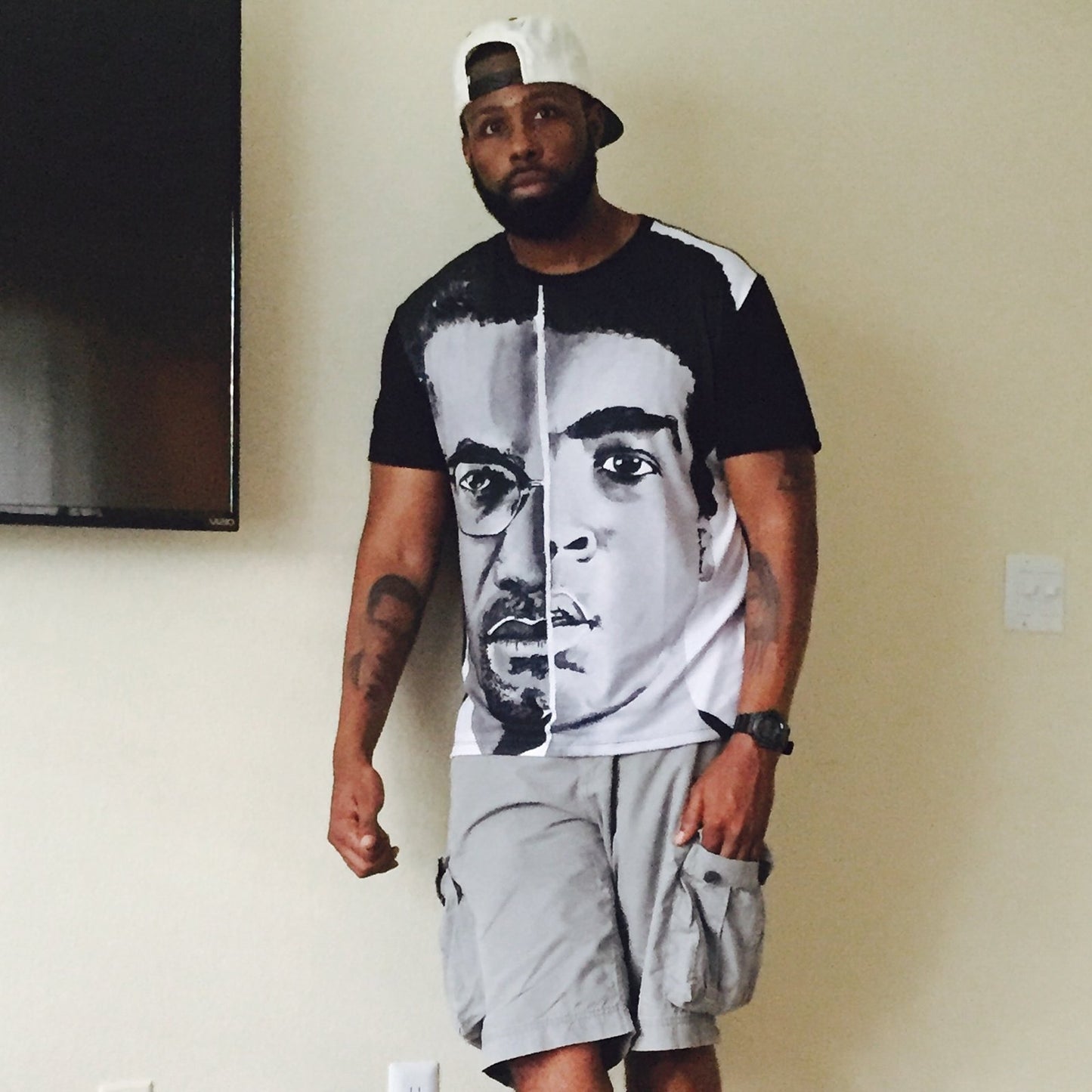 Malcolm/Ali (All Over Print Tee)