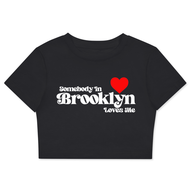 'Somebody Loves Me' Cropped Tees