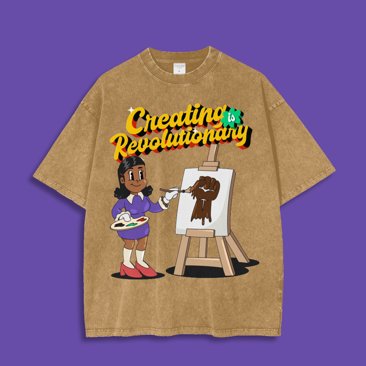 'Creating Is Revolutionary' Tees