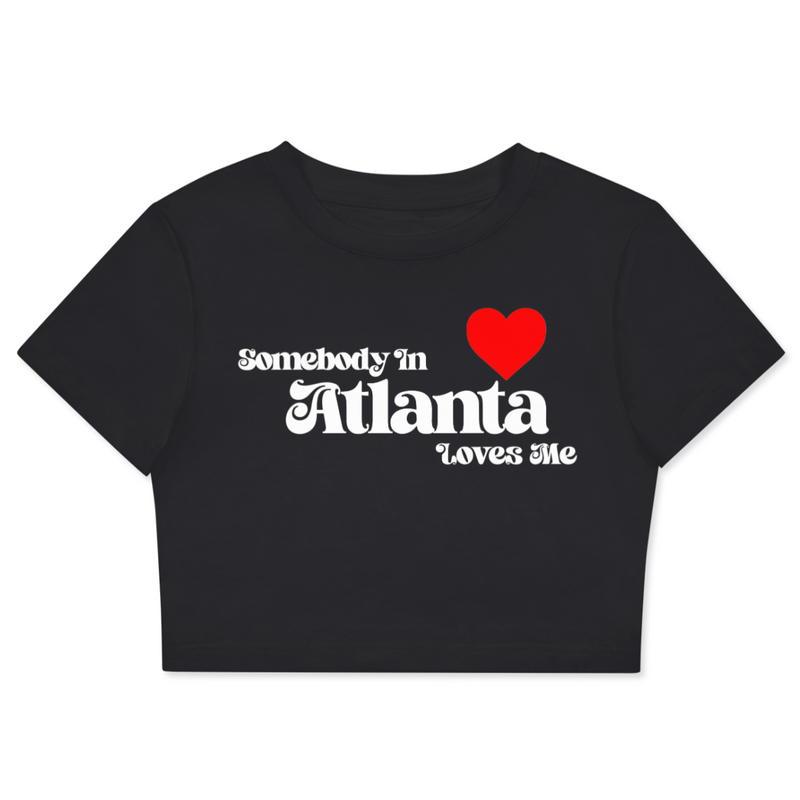 'Somebody Loves Me' Cropped Tees