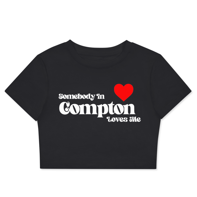 'Somebody Loves Me' Cropped Tees