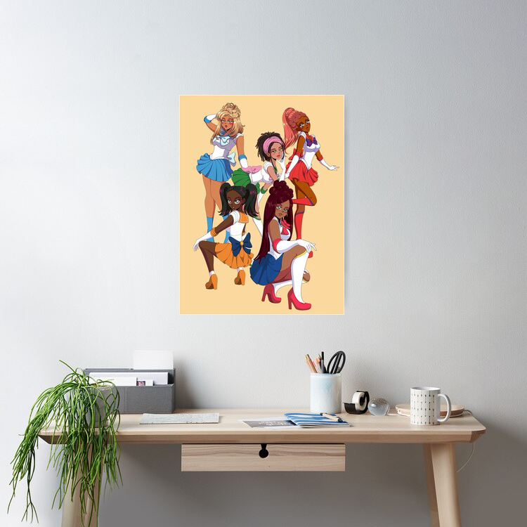 'Sailor Baddies' Poster Print