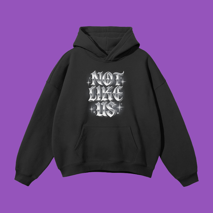 'Not Like Us Vintage Wash Fleece Crewneck