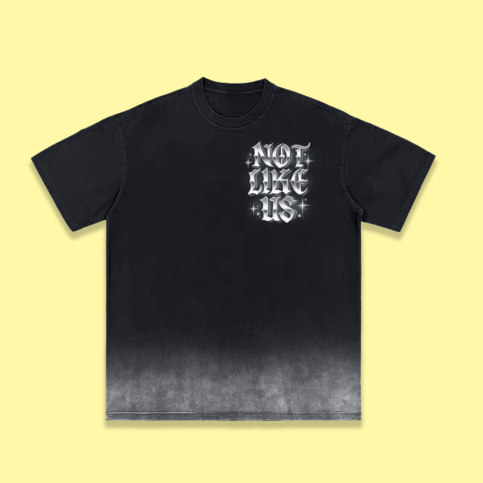 'Not Like Us' (Black Gradient Tee)