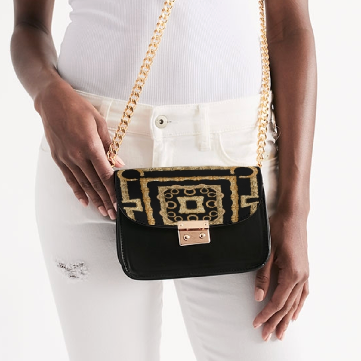 Bamboo Banga (Gold Chain Shoulder Bag)