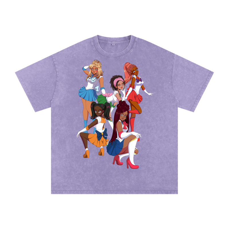 'Sailor Baddies' (Snow Washed Tees)