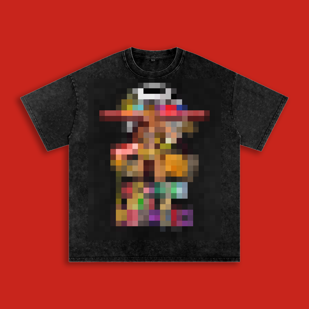 'AHAP' Snow Wash Tee