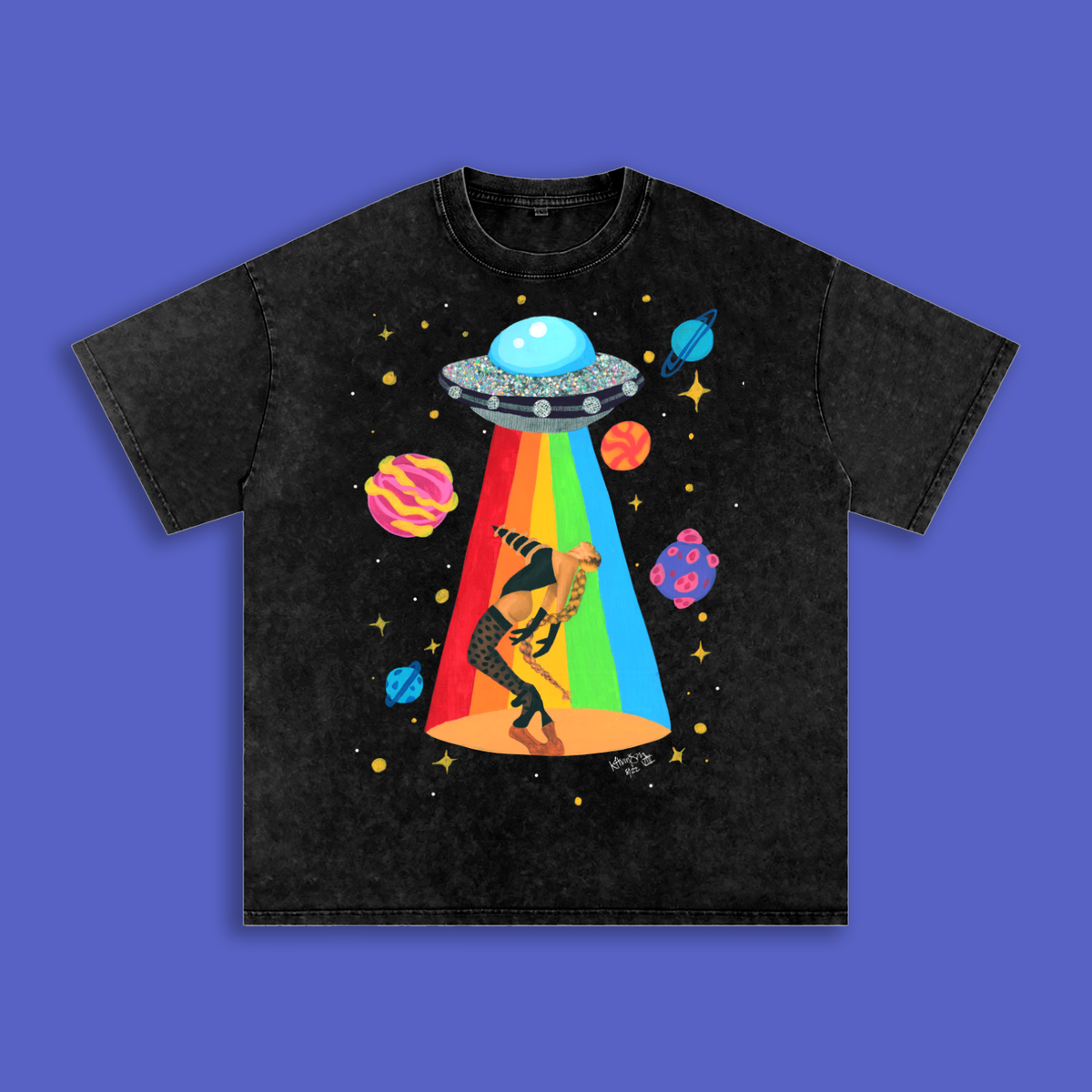 'TOO CLASSY' Snow Wash Tee