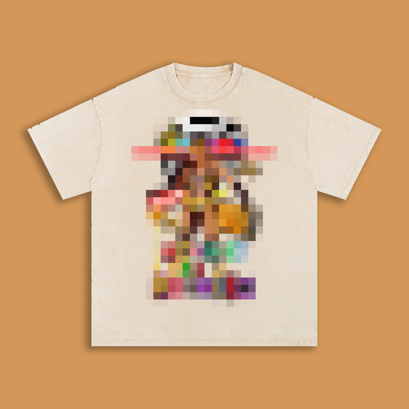'AHAP' Snow Wash Tee