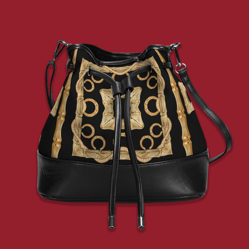 'Bamboo Banga' Bucket Bag