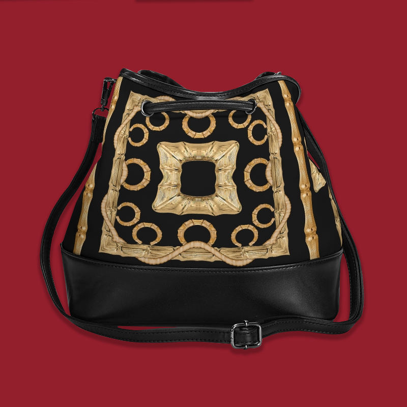 'Bamboo Banga' Bucket Bag