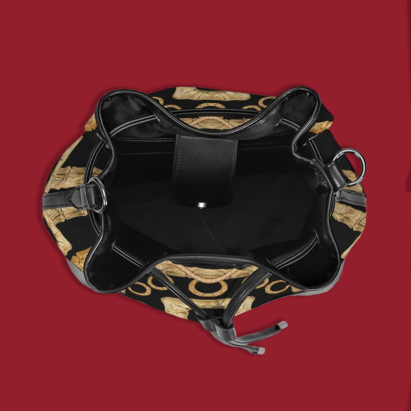 'Bamboo Banga' Bucket Bag