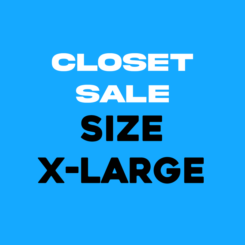 SIZE X-LARGE CLEARANCE