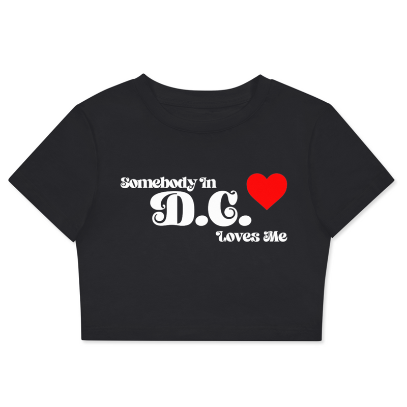 'Somebody Loves Me' Cropped Tees