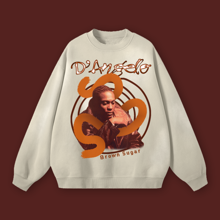 'Brown Sugar, Babe' Vintage Wash Fleece Crewneck