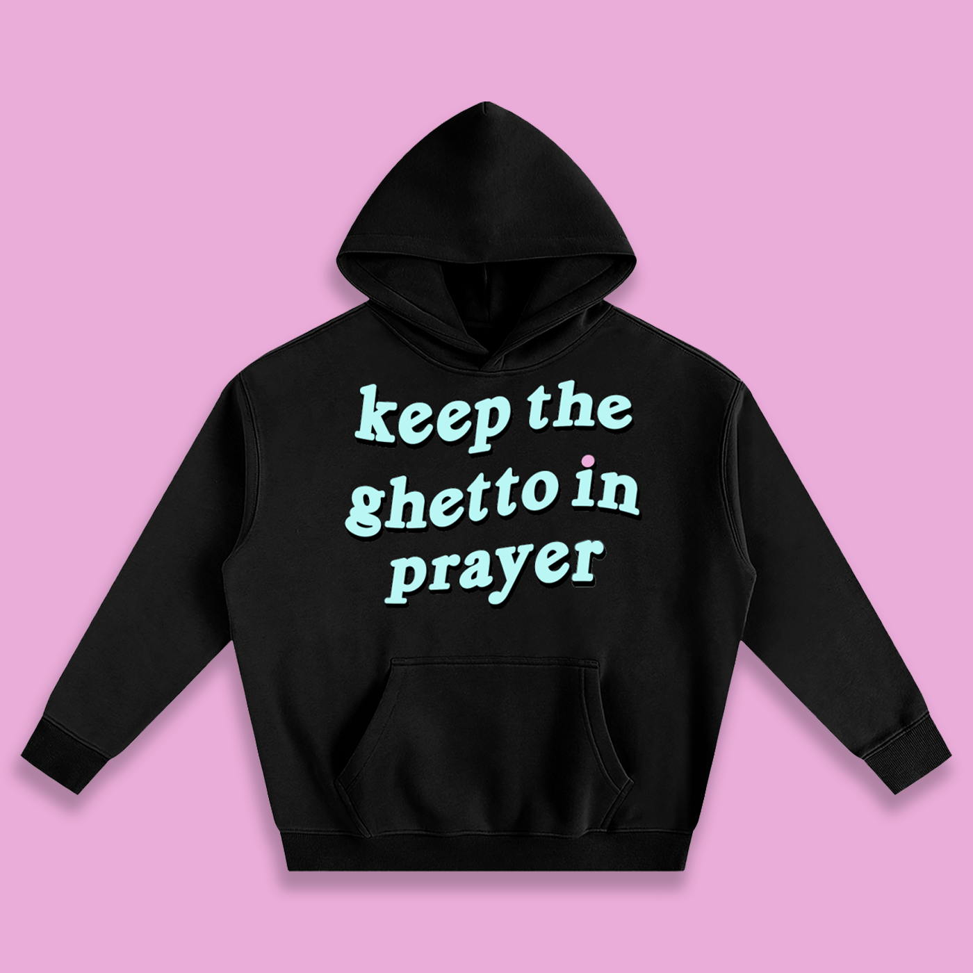 'Let Us Bow Our Heads' Vintage Wash Fleece Hoodie