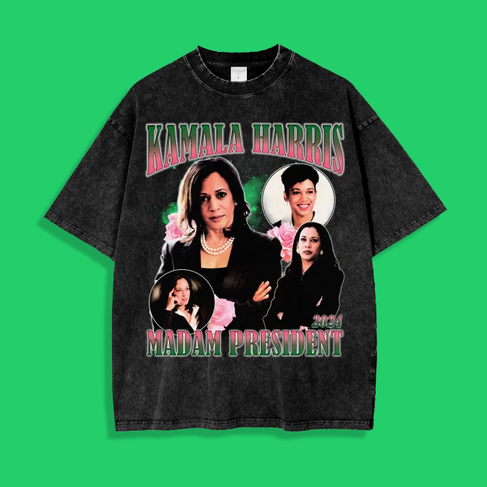'HU Kamala' (Snow Washed Tee)