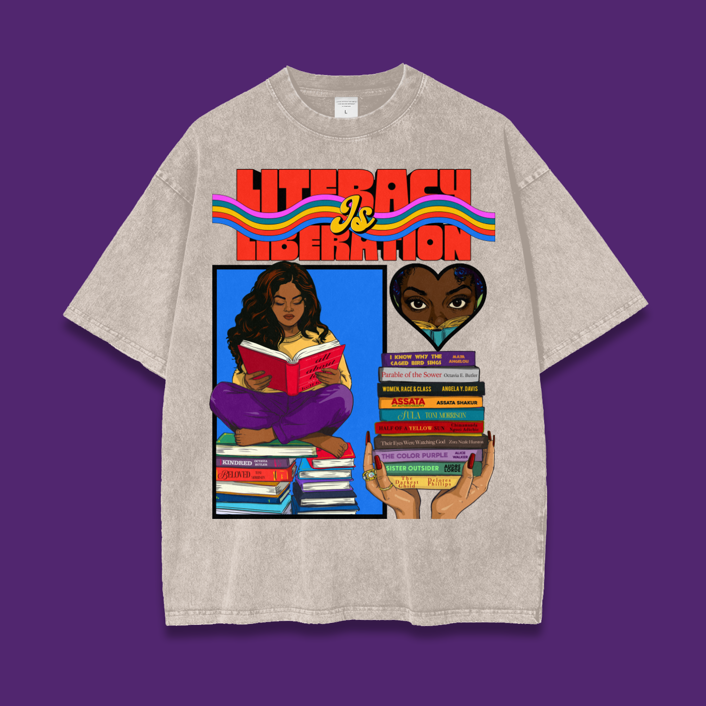 'Literacy Is Liberation' Tees