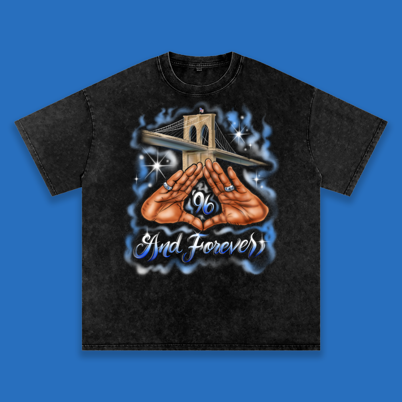 '96 & Foreva' Snow Wash Tee
