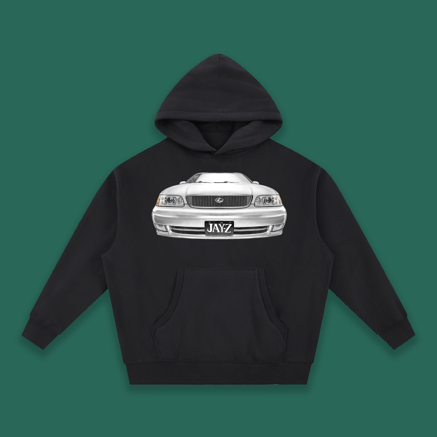 ‘GS300’ Oversized Boxy Fleece Hoodie