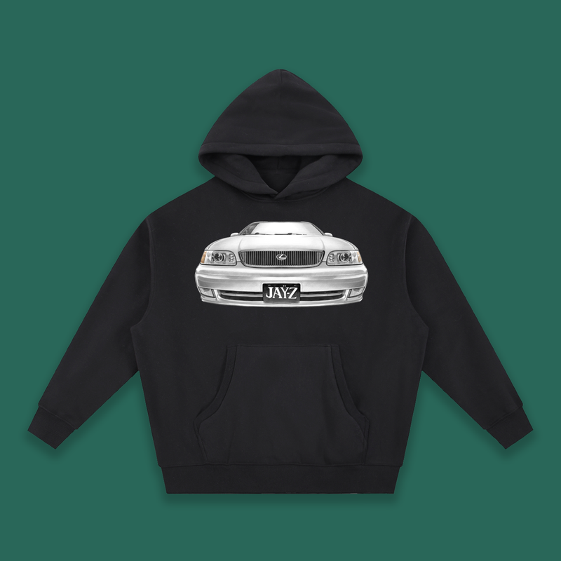 ‘GS300’ Oversized Boxy Fleece Hoodie