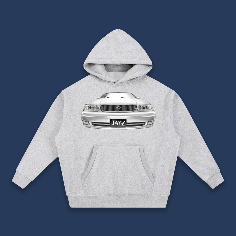 ‘GS300’ Oversized Boxy Fleece Hoodie