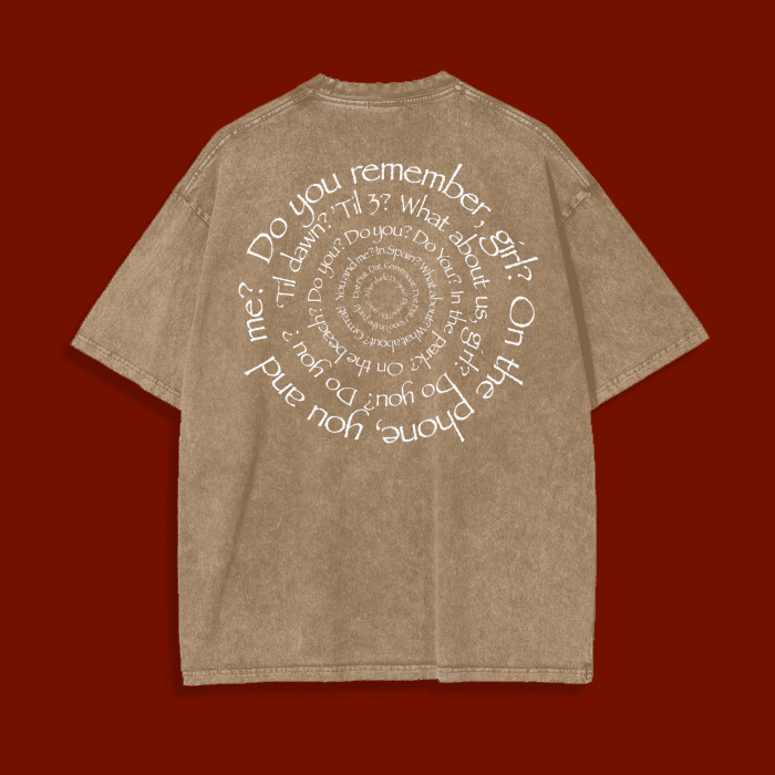 'Do You Remember?' (Snow Washed Tee)