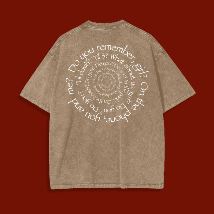 'Do You Remember?' (Snow Washed Tee)