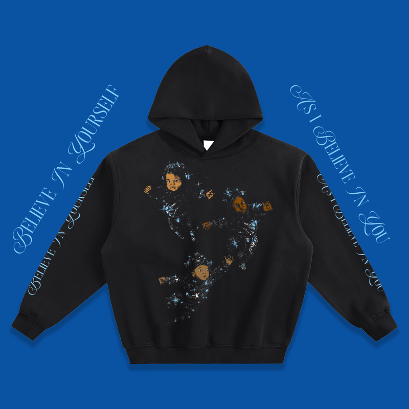 ‘As I Believe In You’ Boxy Fleece Hoodie