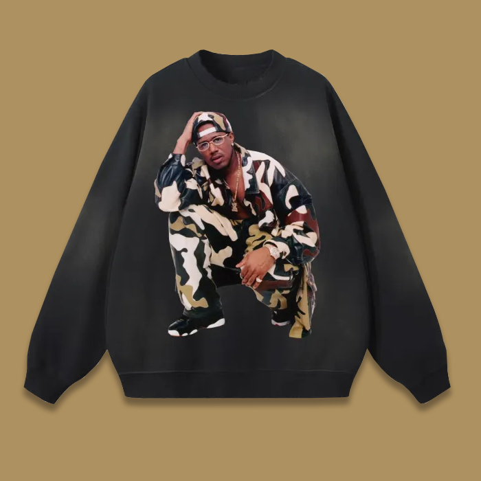 'No Limit' Fleece Crewneck