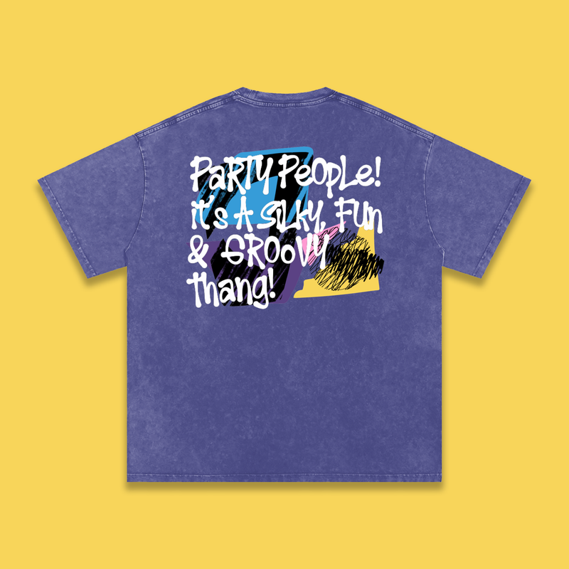 'Groove Thang' Snow Wash Tee