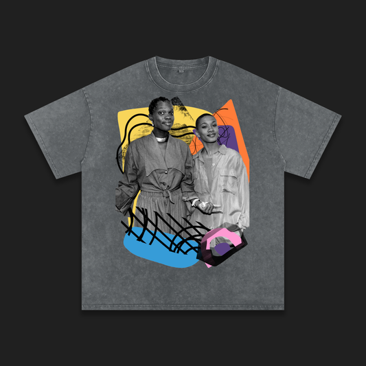 'Groove Thang' Snow Wash Tee