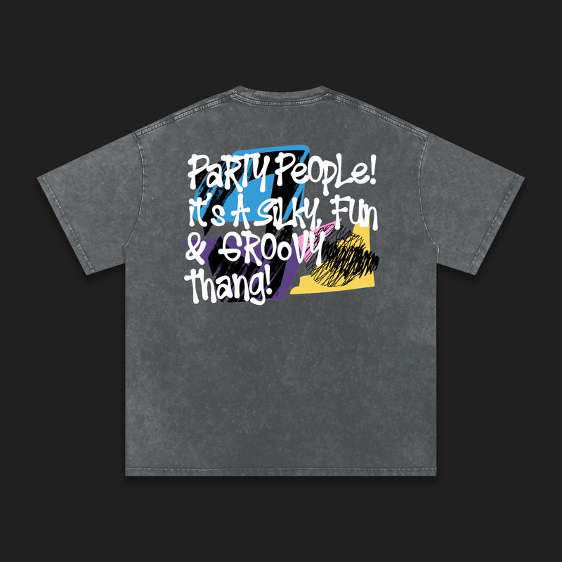 'Groove Thang' Snow Wash Tee