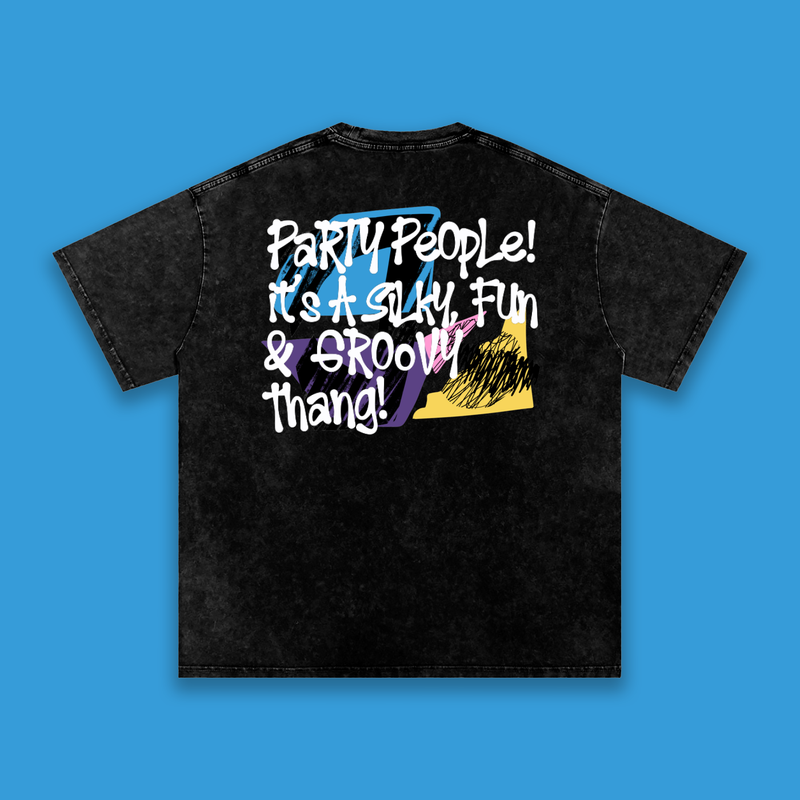 'Groove Thang' Snow Wash Tee